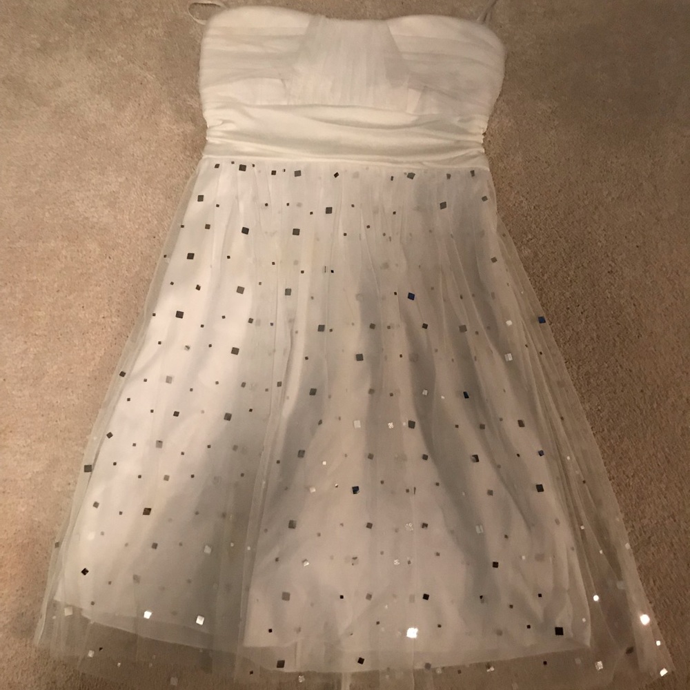 White homecoming dress